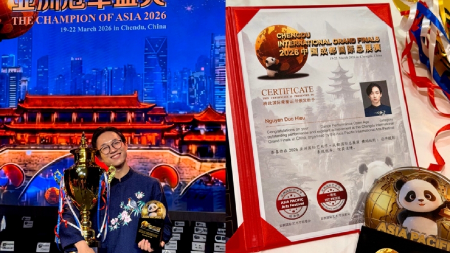 Vietnamese ballet dancer claims top prize at Asia-Pacific Arts Festival